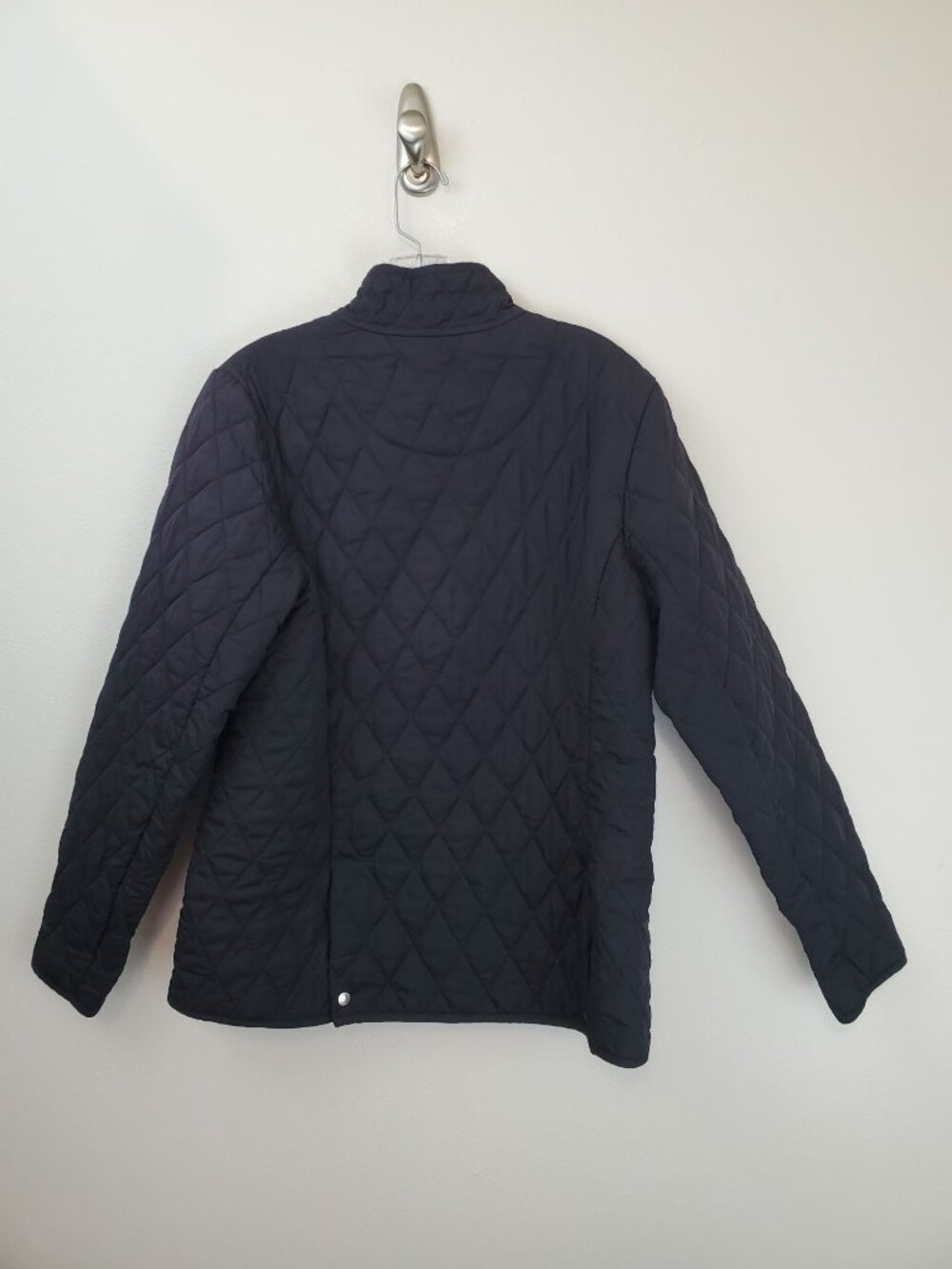 Lands' End lightweight quilted full zip jacket, black - Picture 10 of 12